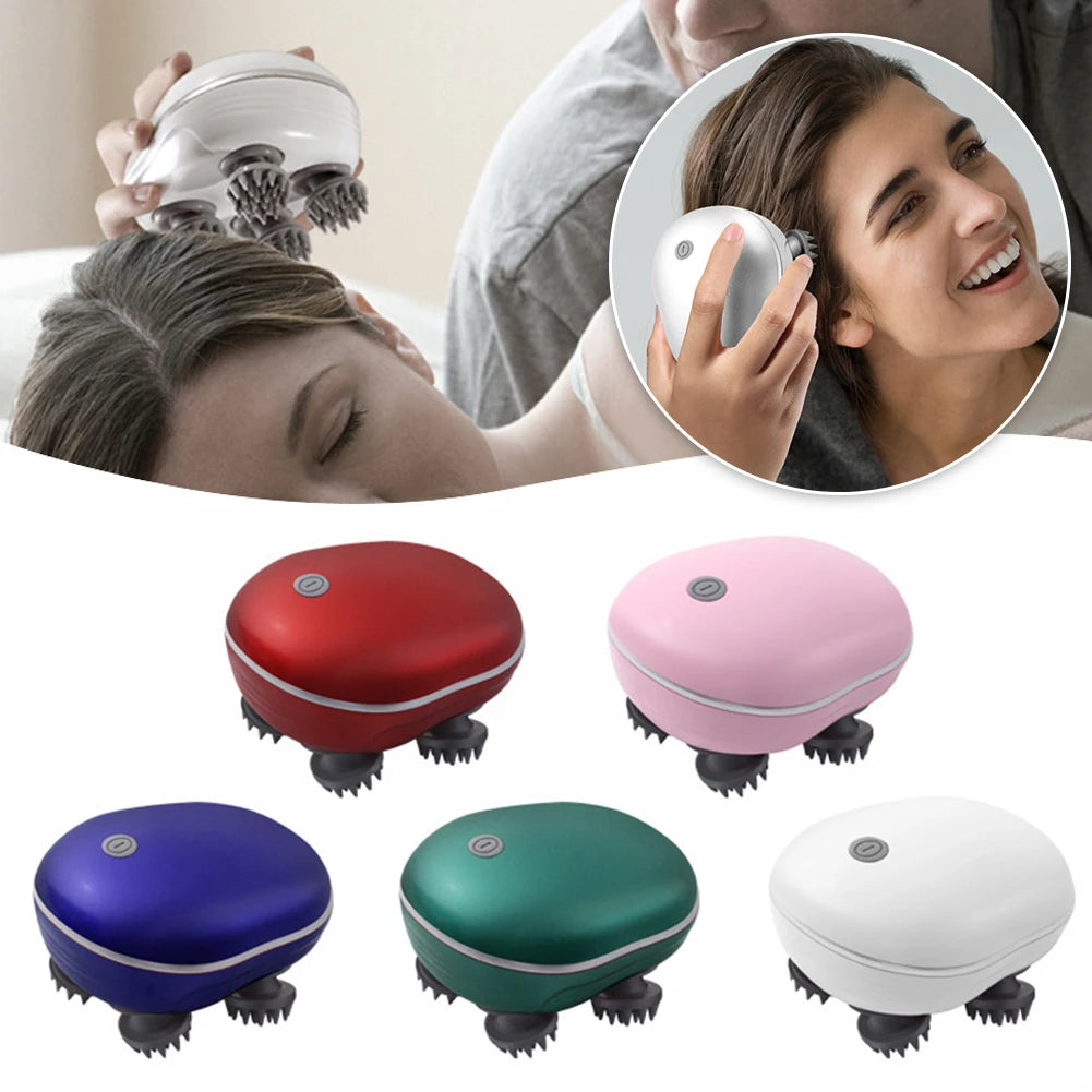 Electric Scalp Massager – Handheld Stress Relief & Relaxation Tool